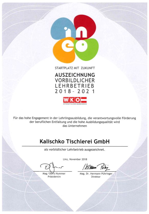 Kalischko Tischlerei GmbH Neustift